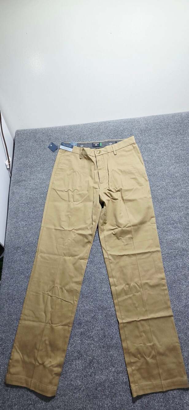 Dockers Signature Khaki Classic Fit Pants Size 34x34 Tan Beige Straight Leg